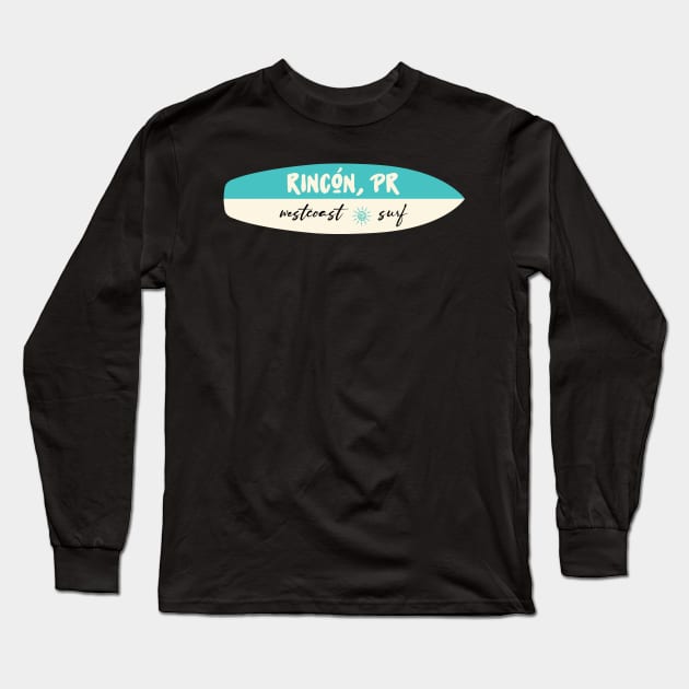 Rincon Surf Long Sleeve T-Shirt by liomal